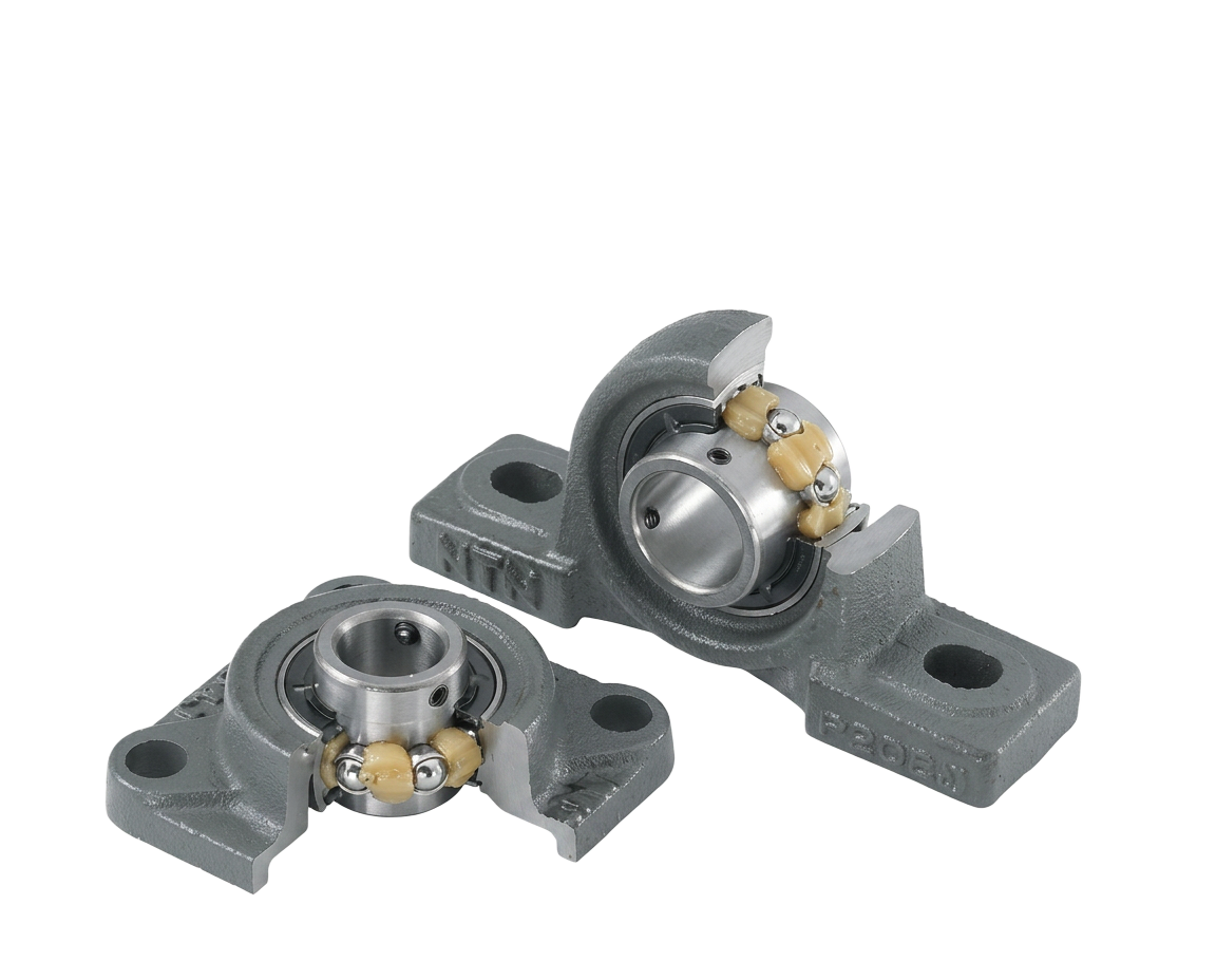 NTN pillow block units pre-packed with solid grease for food machinery